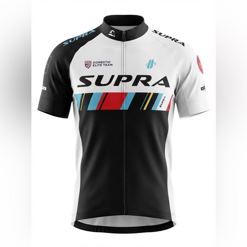 HINCAPIE NEW WOMENS STRETCH BIKING SHIRT SIZE 2XS BLUE BLACK WHITE